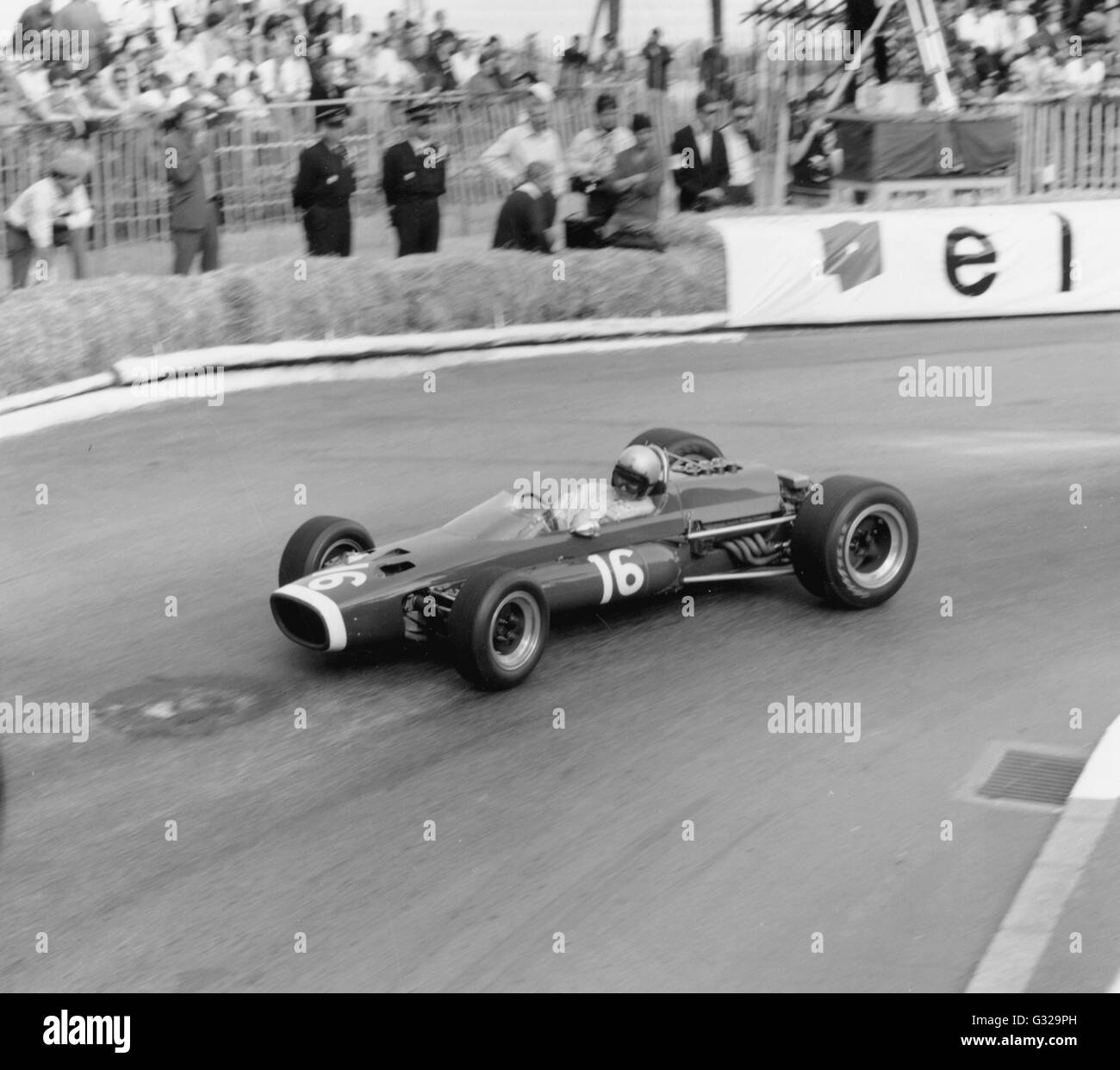 McLaren BRM , Bruce McLaren 1967 Grand Prix de Monaco Banque D'Images