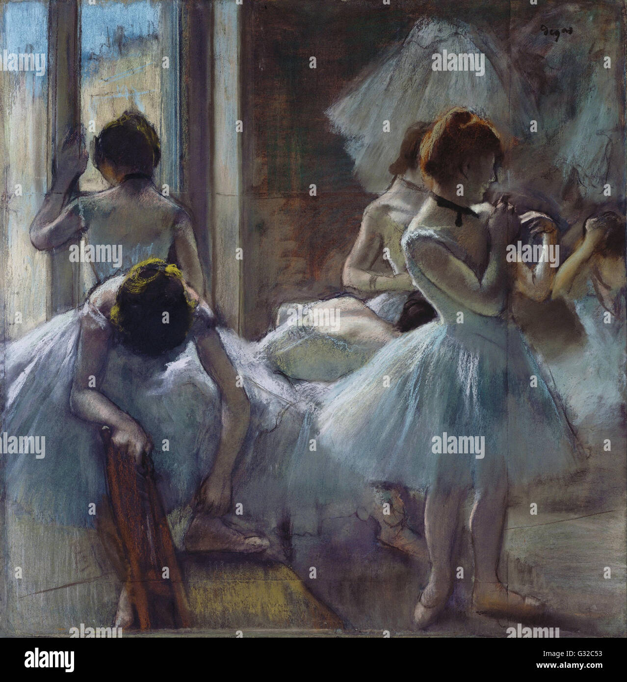 Edgar Degas - danseurs - Musée d'Orsay, Paris Banque D'Images