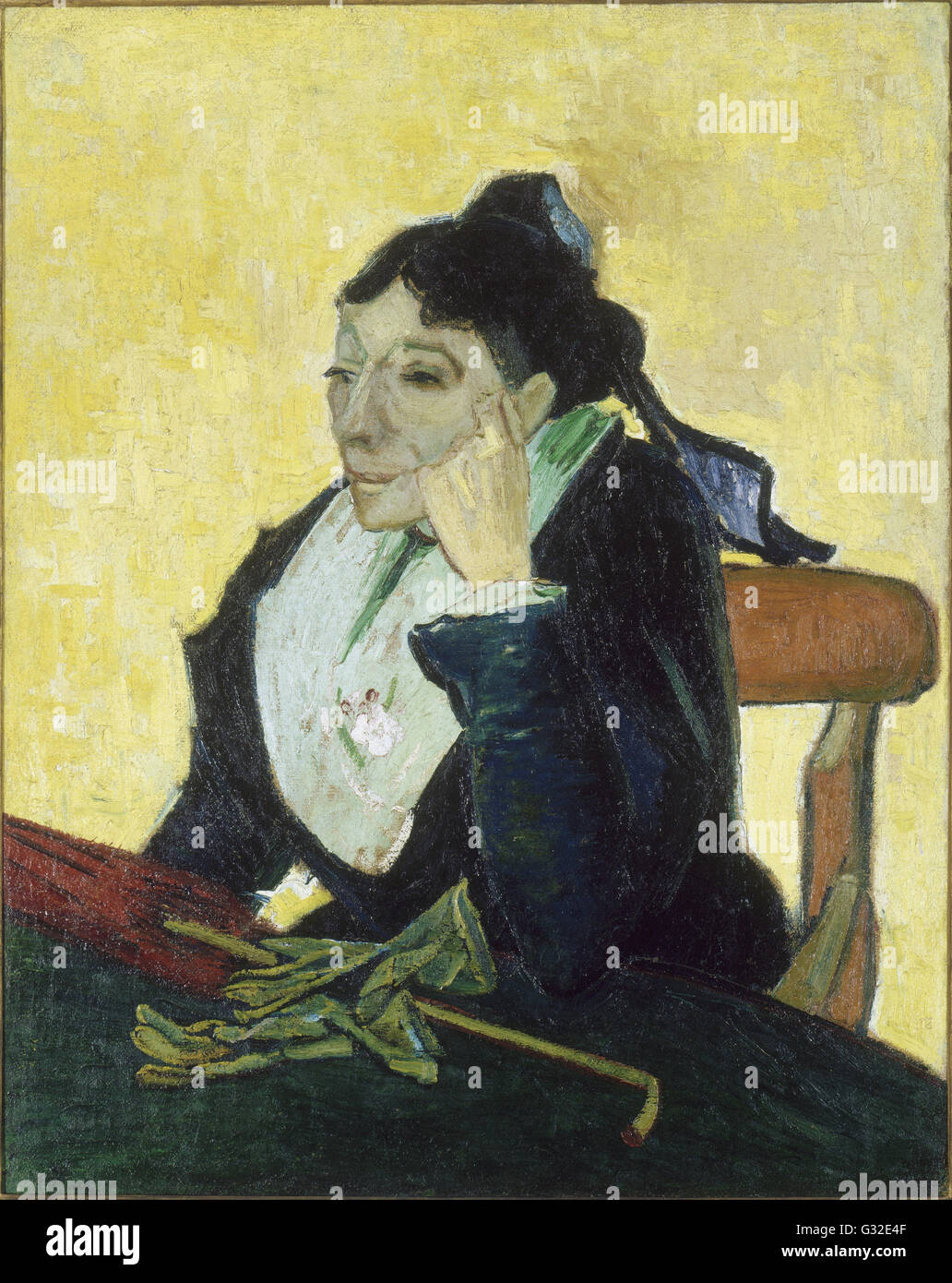Vincent van Gogh - l'Arlésienne - Musée d'Orsay, Paris Banque D'Images
