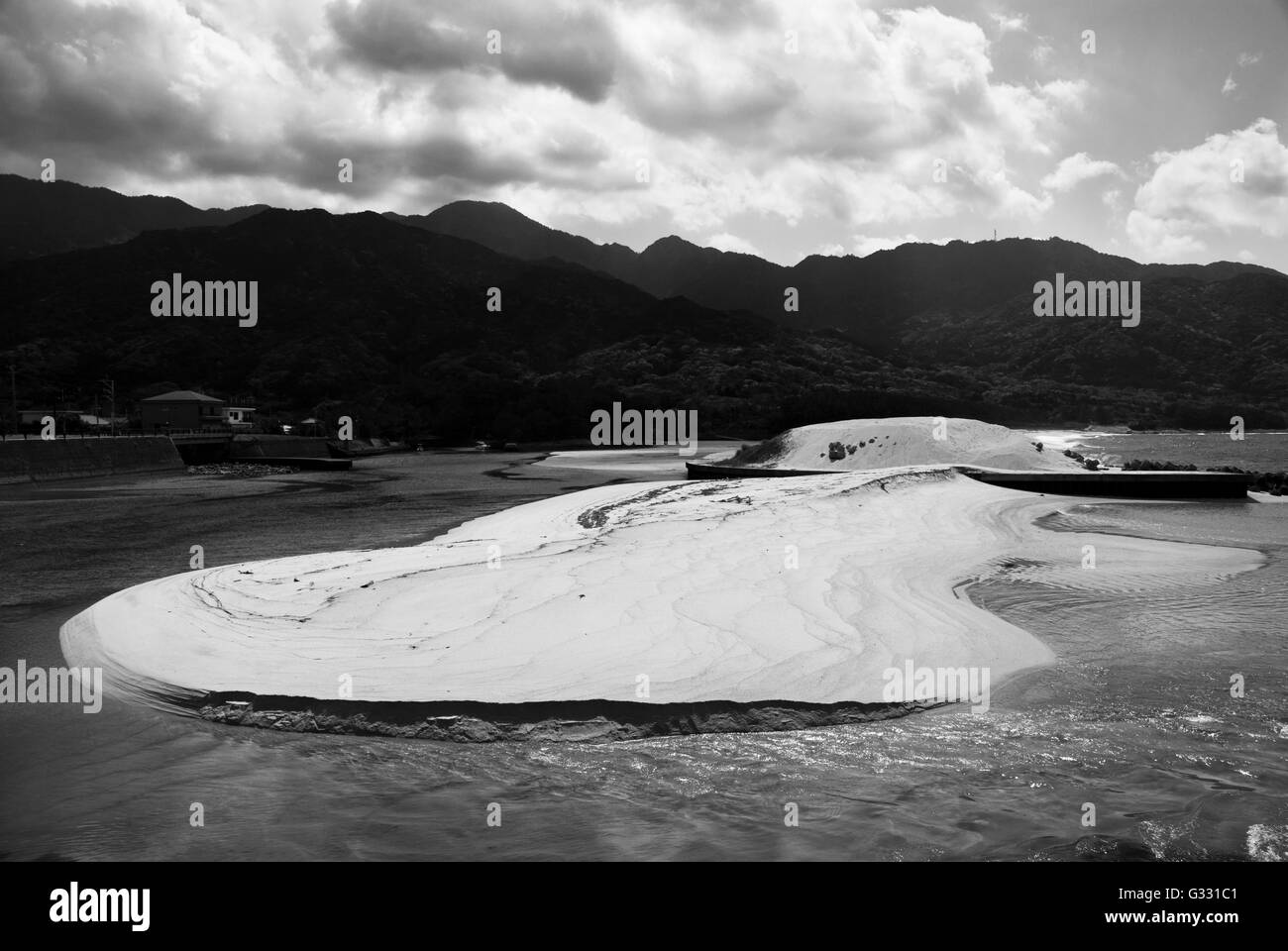 Plage de sable et de rocher à Yakushima (Japon) Banque D'Images