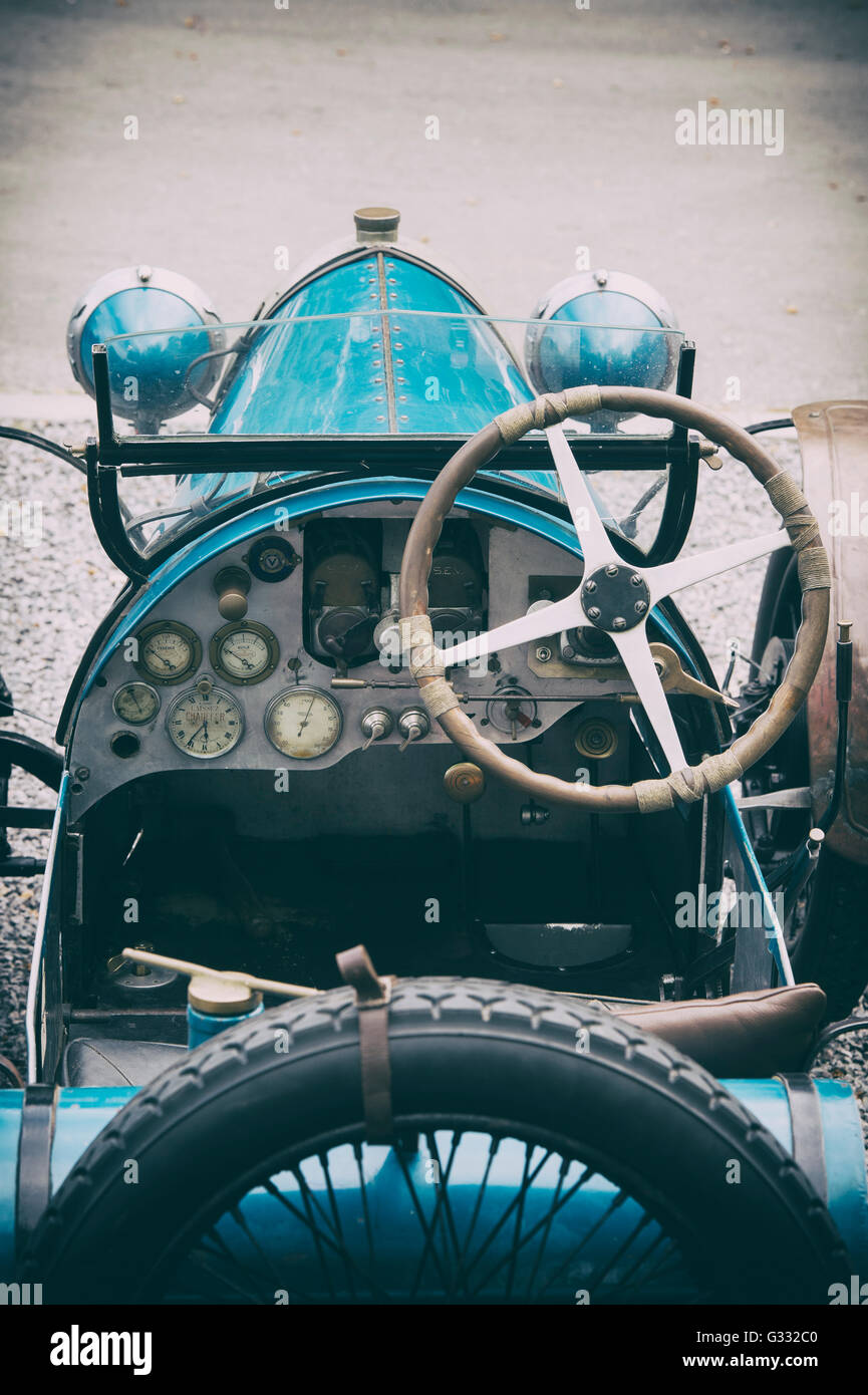 1926 Bugatti T23 français Voiture Brescia. UK. Vintage filtre appliqué Banque D'Images