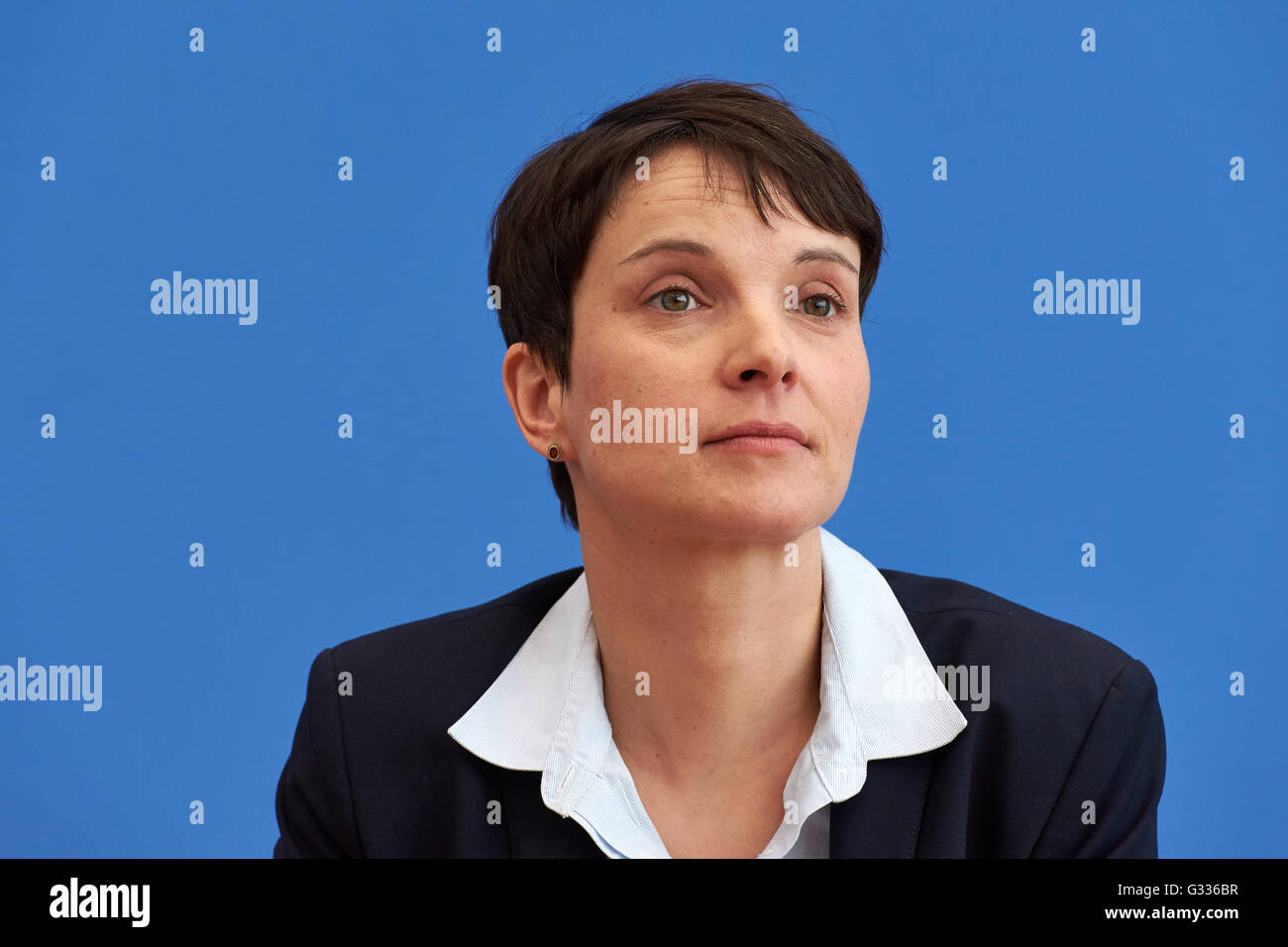 Berlin, Allemagne, Frauke Petry, président national de l'AFD Banque D'Images