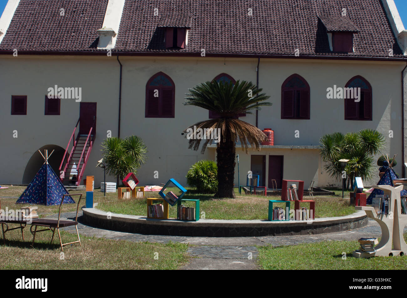 Fort Rotterdam de Makassar Makassar au cours de l'International Writers Festival 2016 événement. Banque D'Images