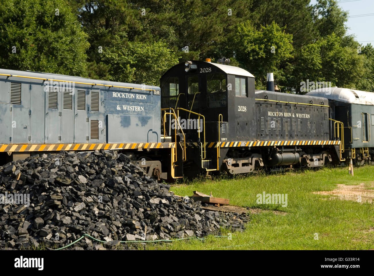 Caroline du Sud Railroad Museum Winnsboro USA Banque D'Images