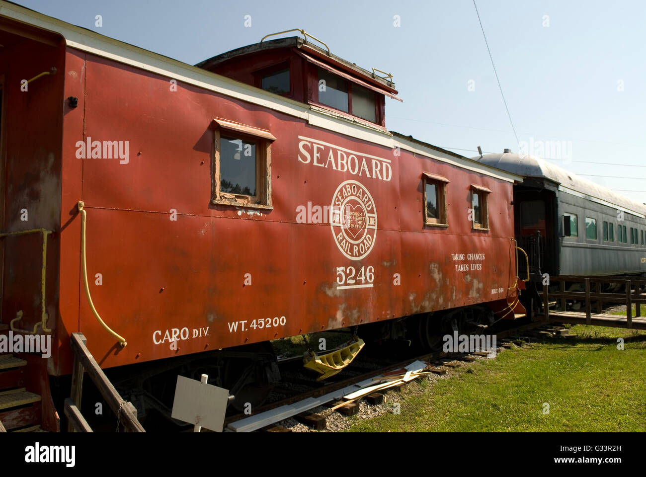 Caroline du Sud Railroad Museum Winnsboro USA Banque D'Images