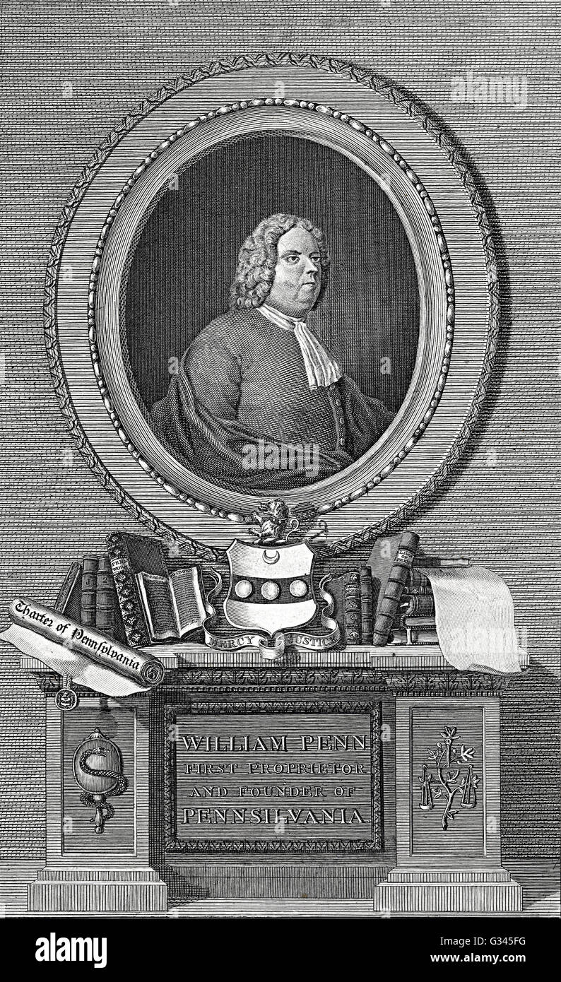 William Penn Banque D'Images