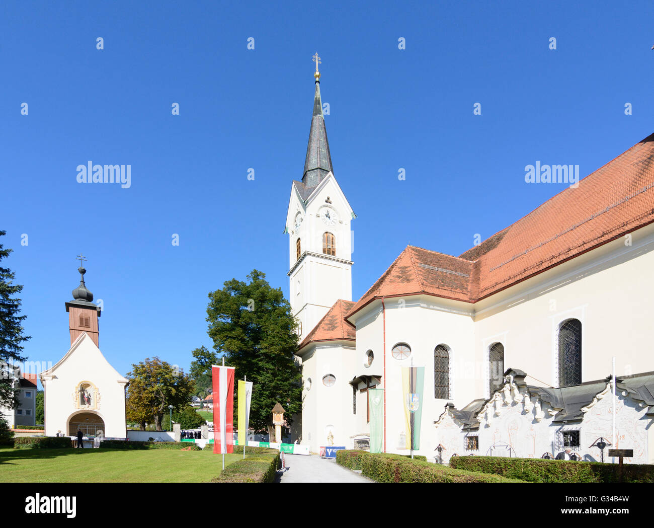 Église de pèlerinage Maria Lankowitz, Autriche, Styrie, Carinthie, Südwest-Steiermark, Maria Lankowitz Banque D'Images
