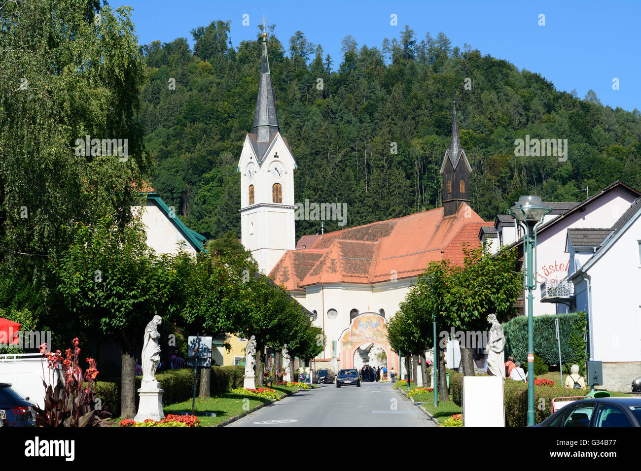 Église de pèlerinage Maria Lankowitz, Autriche, Styrie, Carinthie, Südwest-Steiermark, Maria Lankowitz Banque D'Images