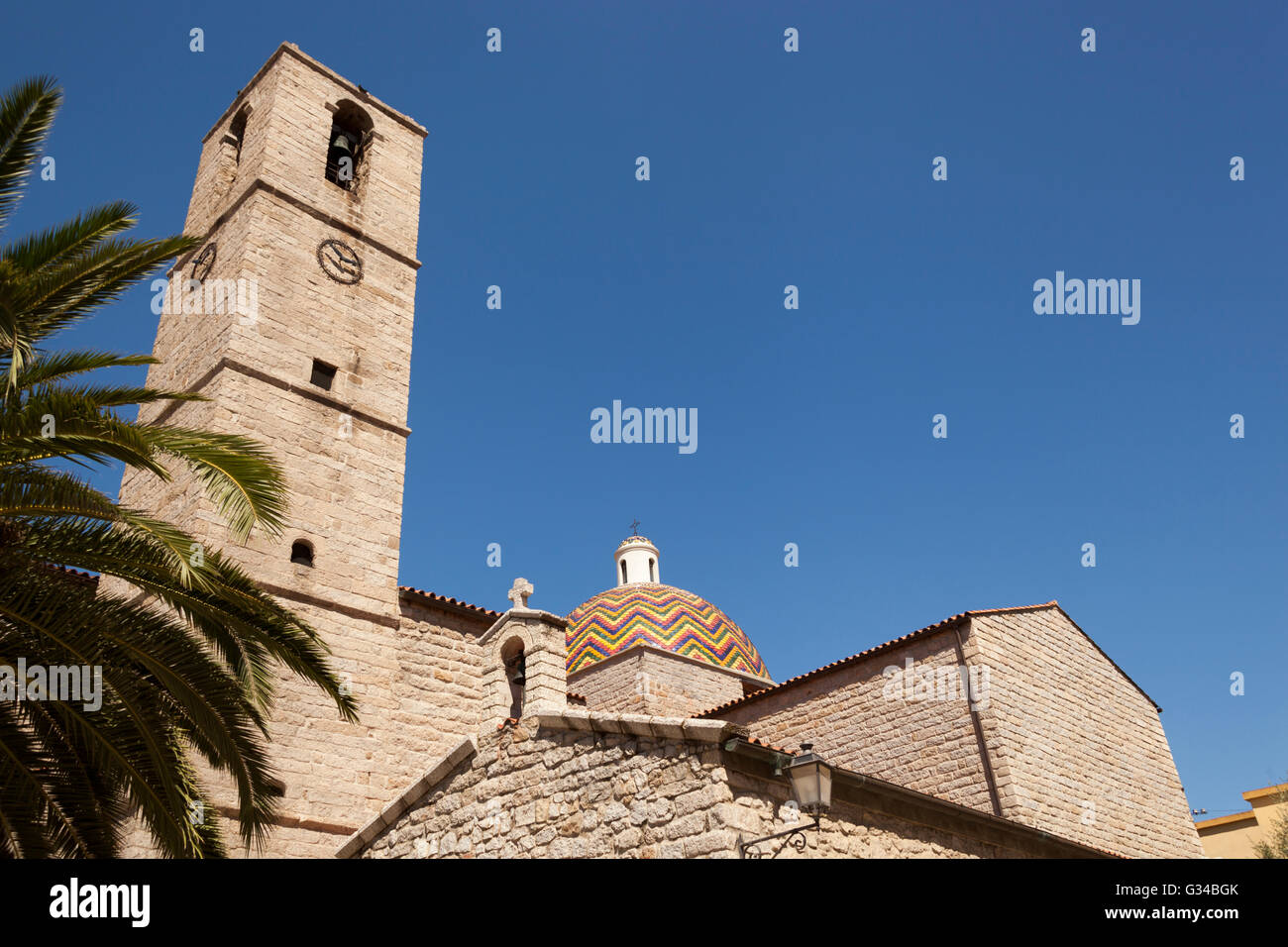 Chiesa di San Paolo, Saint Paul's Church, Olbia, Sardaigne, Italie Banque D'Images