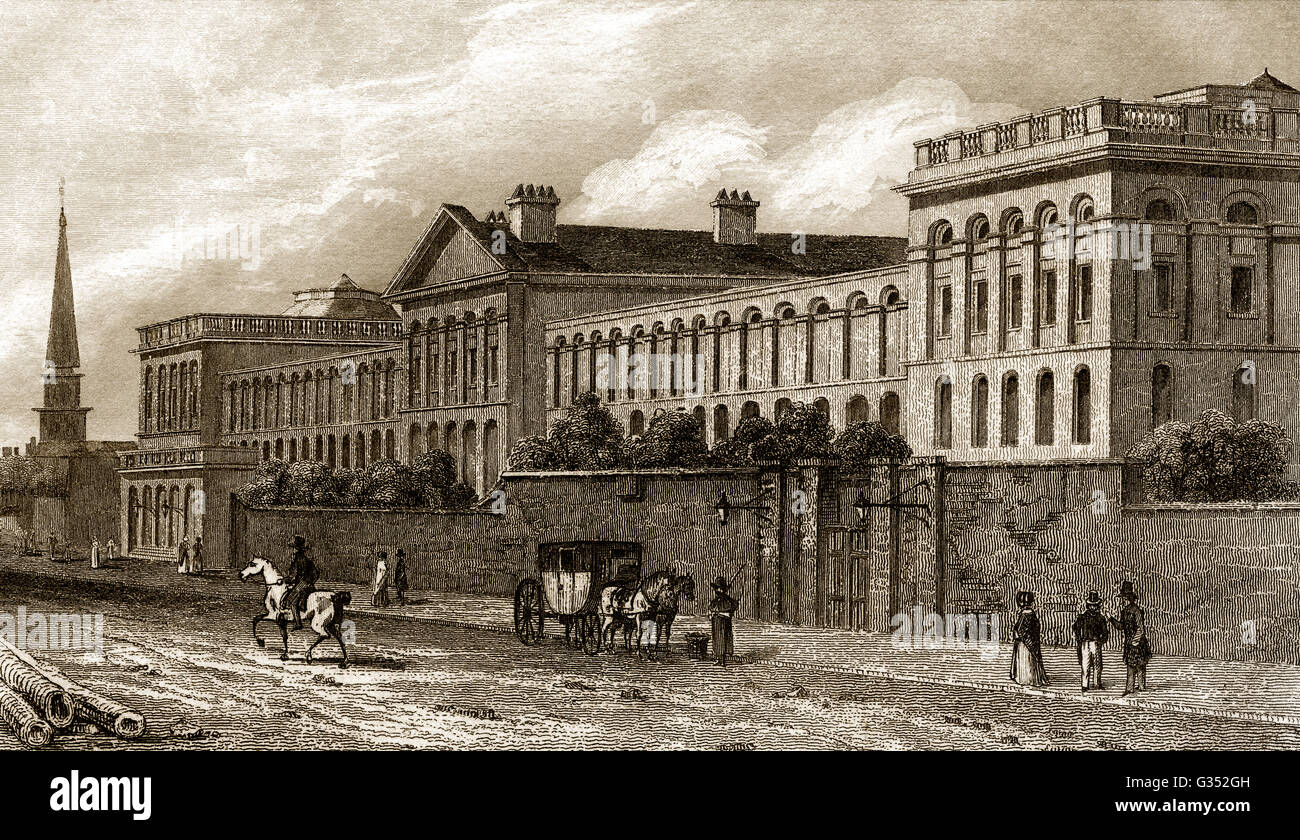 À l'hôpital pour aliénés, Londres, 18e siècle Banque D'Images