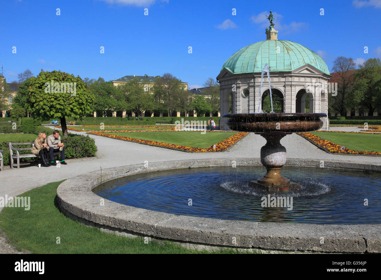 Germany, Bavaria, Munich, Hofgarten, jardin, parc, Banque D'Images