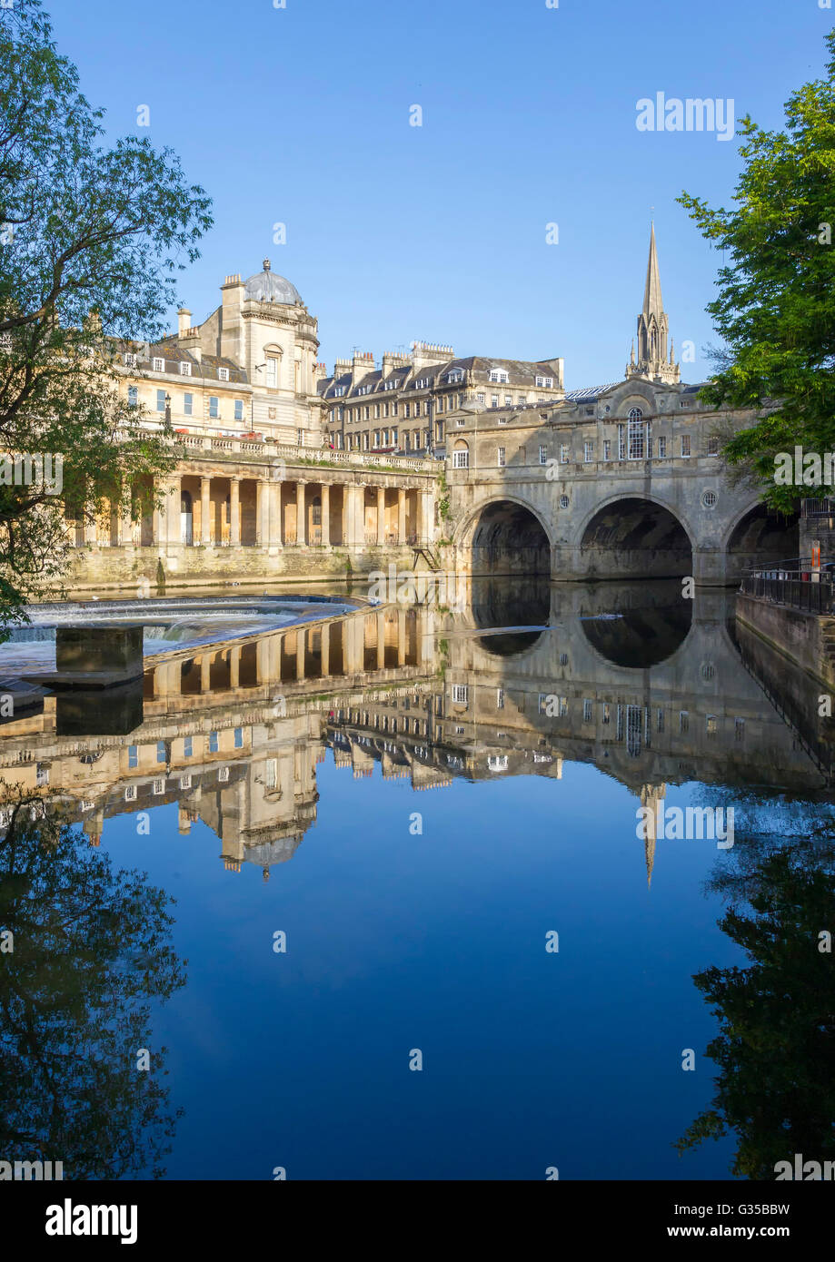La ville historique de Bath, Somerset. Banque D'Images