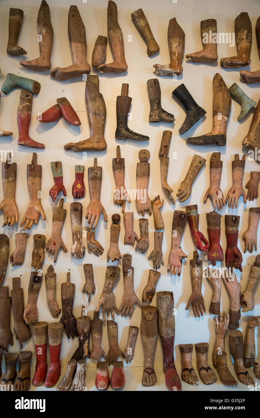 Des ex-voto, Museu do Diamante, musée du Diamant, Diamantina, Minas Gerais, Brésil Banque D'Images