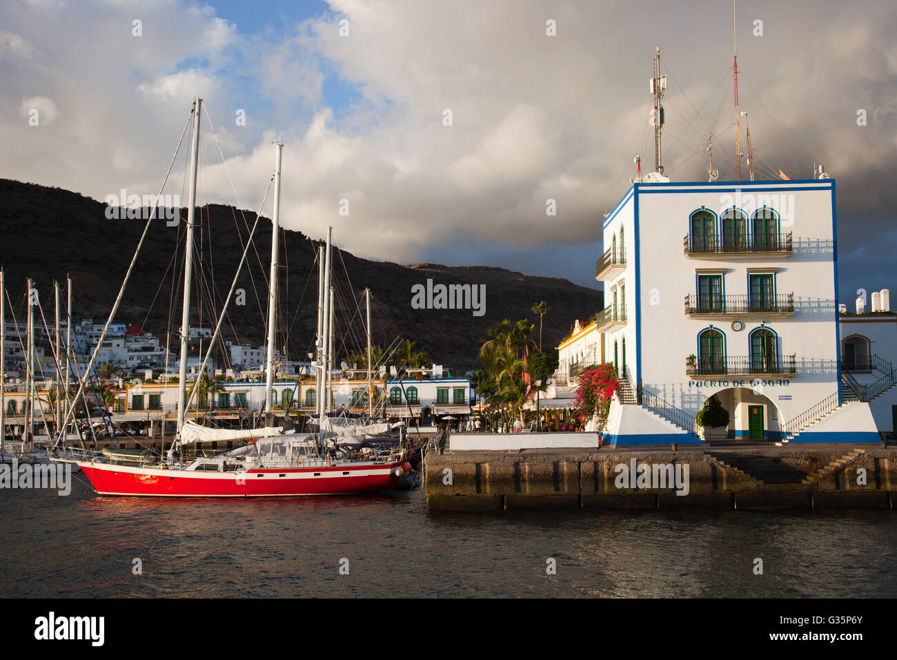 Puerto de Mogan, Gran Canaria island, archipel des Canaries, l'Espagne, l'Europe Banque D'Images