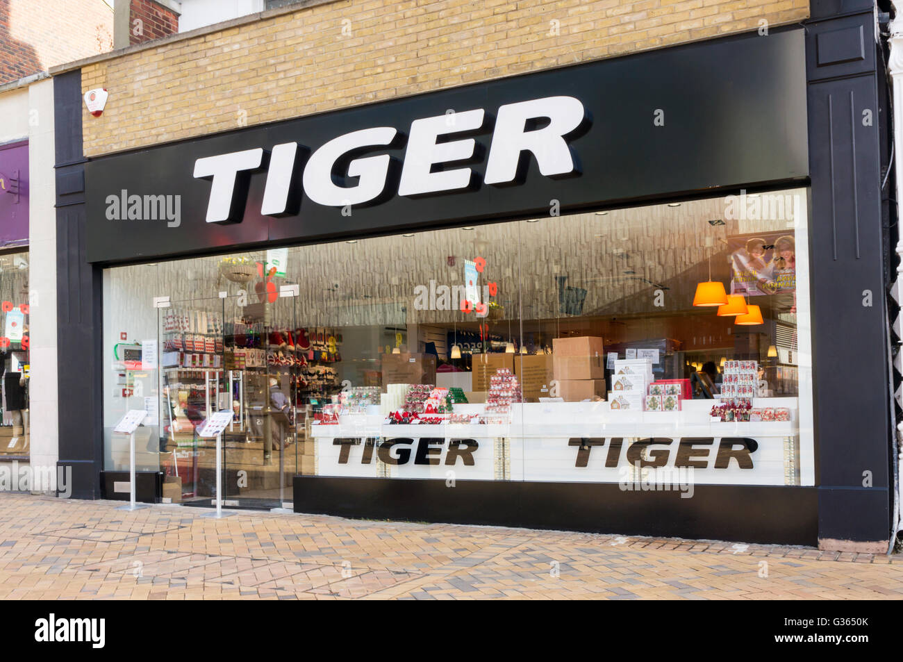 Une succursale de Tiger à Bromley High Street Banque D'Images