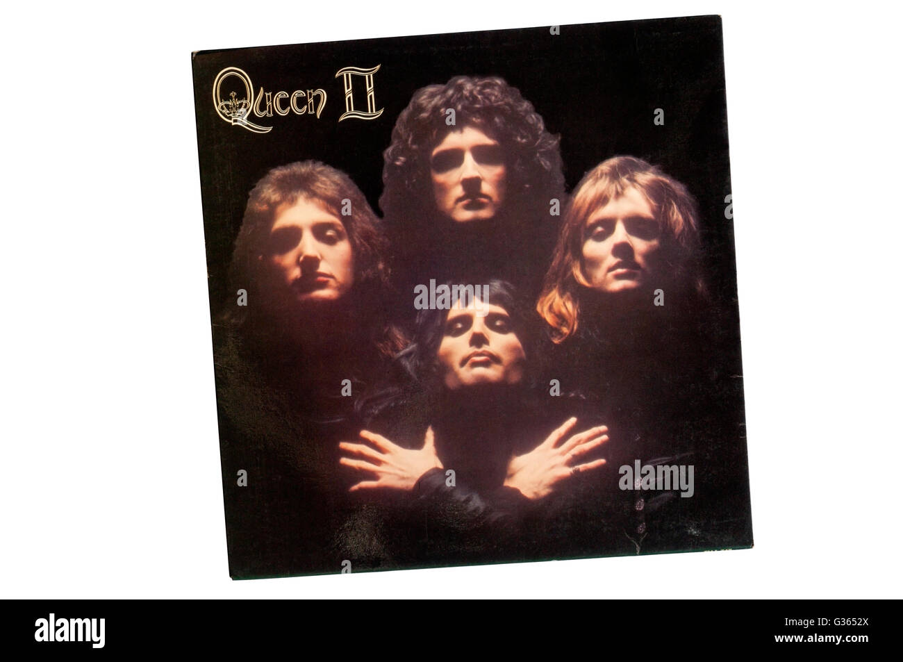 Reine II est le deuxième album studio du groupe de rock britannique Queen, sorti en 1974. Banque D'Images