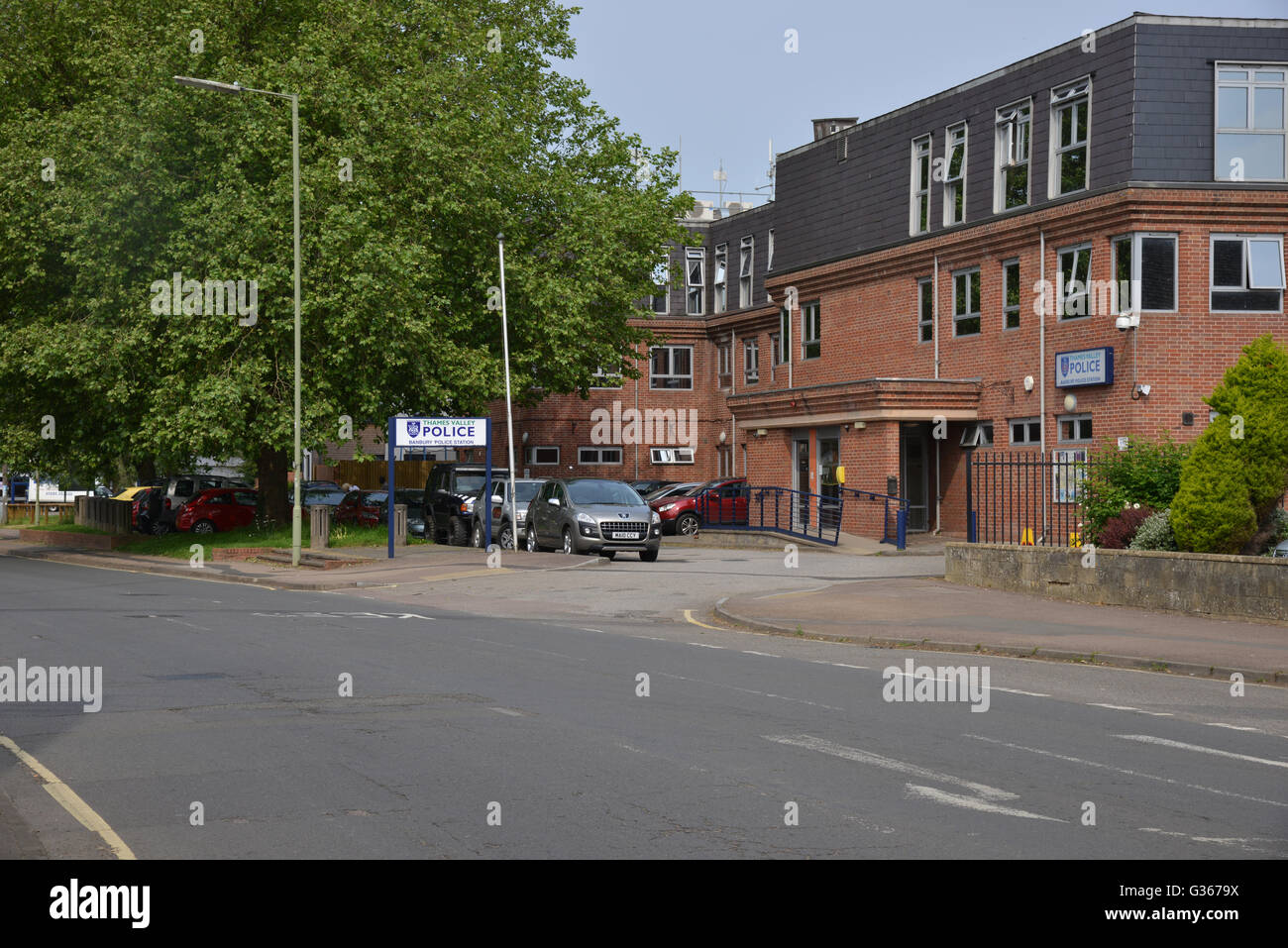 De Police, Warwick Road, Banbury, Oxfordshire Banque D'Images