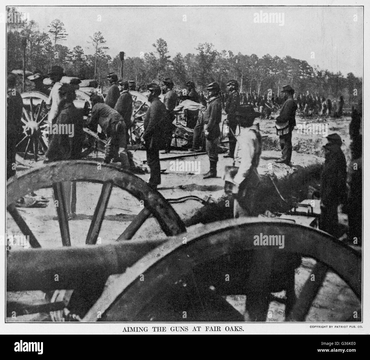 La guerre civile américaine Banque D'Images