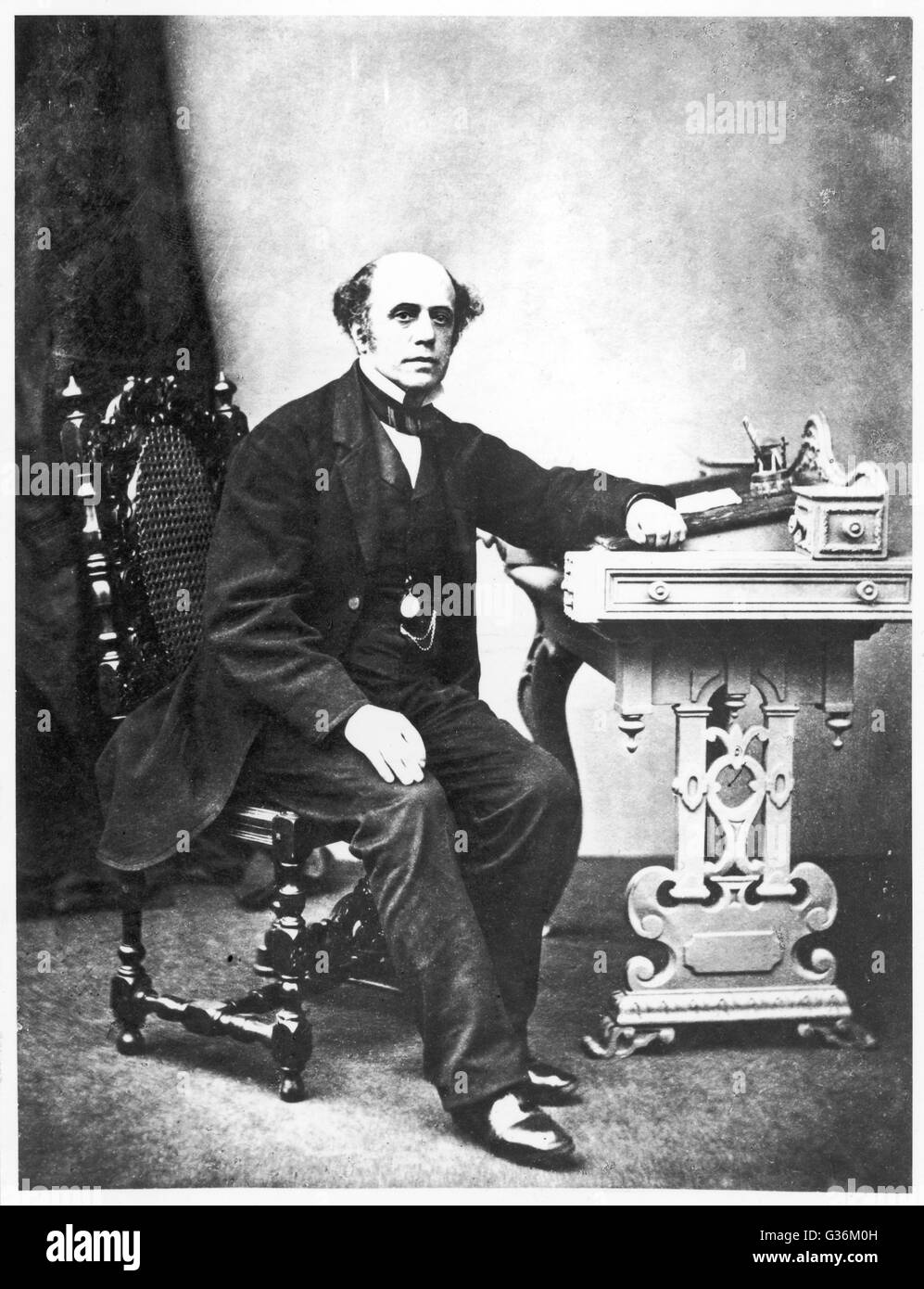 THOMAS COOK (1808-1892) agent de tourisme. Banque D'Images