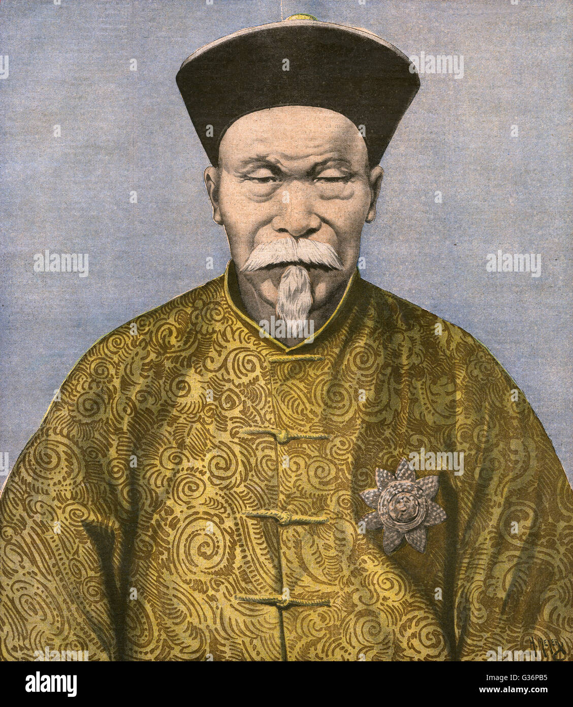 Li Hung-Chang, homme d'État et ambassadeur chinois Banque D'Images