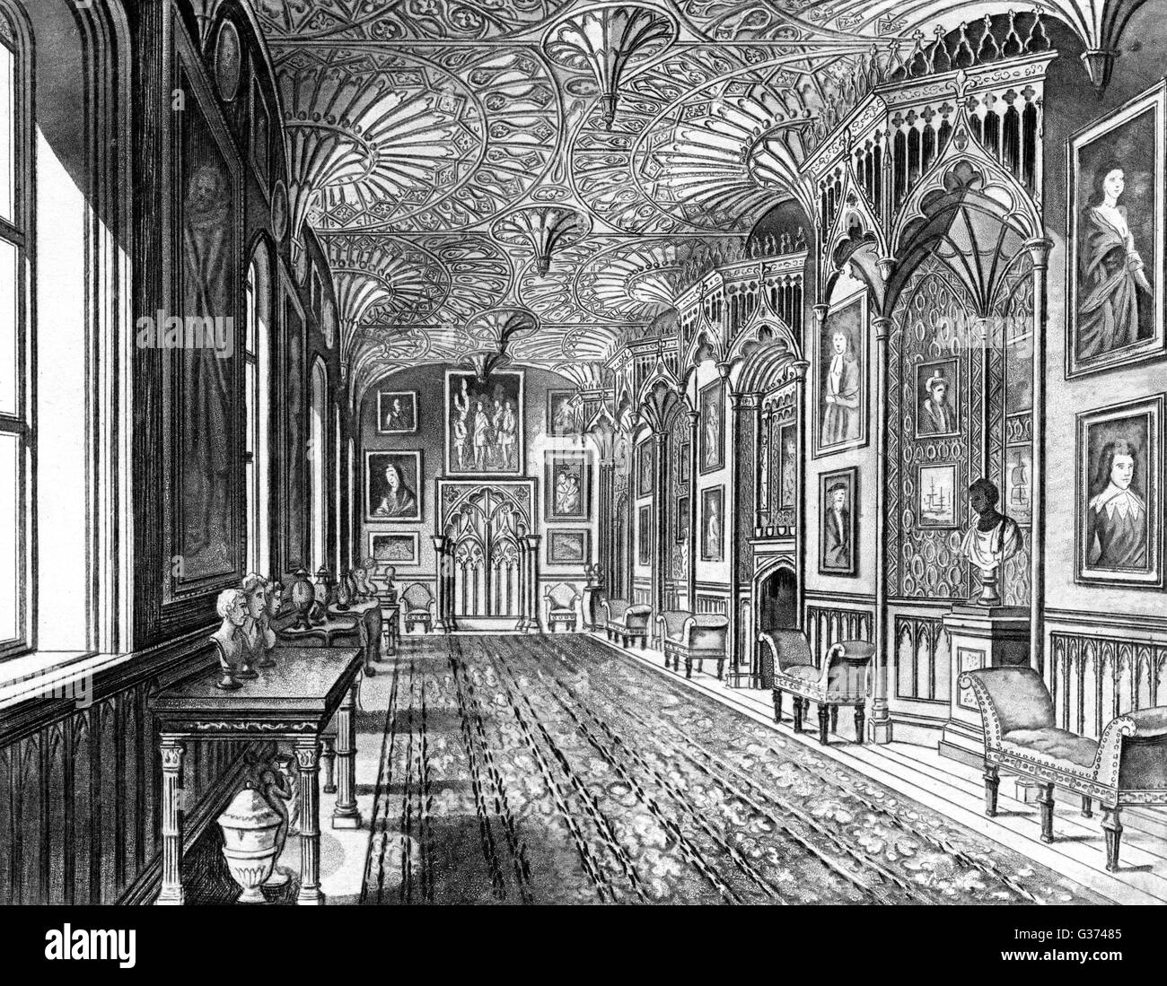 GALERIE DES FRAISES Banque D'Images