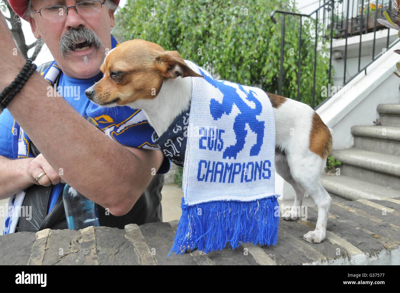 Champions Premier League, Chelsea, la revue de la victoire Banque D'Images