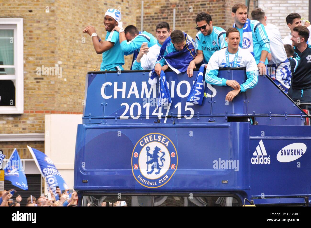 Champions Premier League, Chelsea, la revue de la victoire Banque D'Images