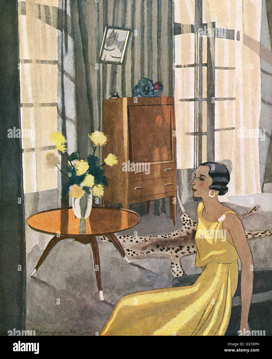 SALON FRANÇAIS 1931 Banque D'Images