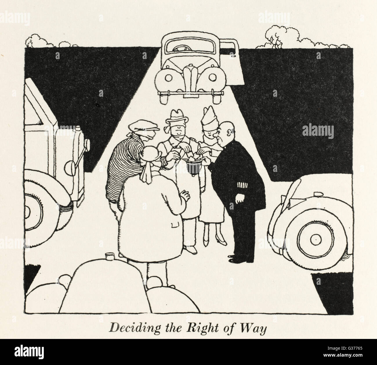 Droit de passage - W H Robinson Banque D'Images