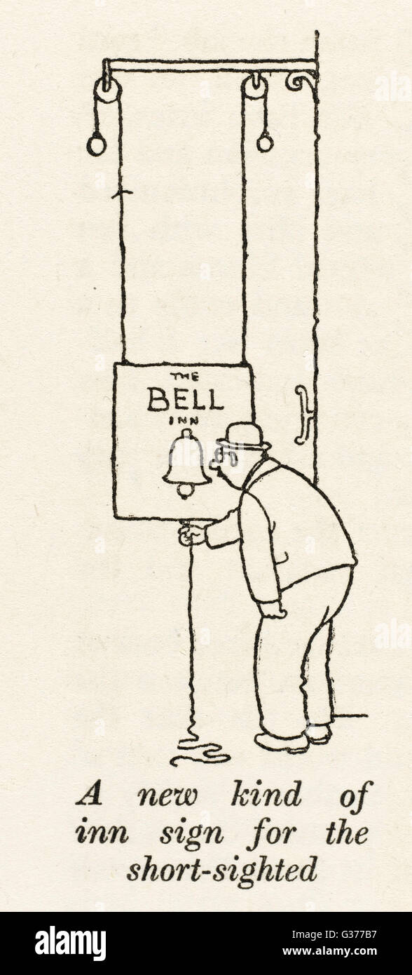 Signalisation à courte vue - W H Robinson Banque D'Images