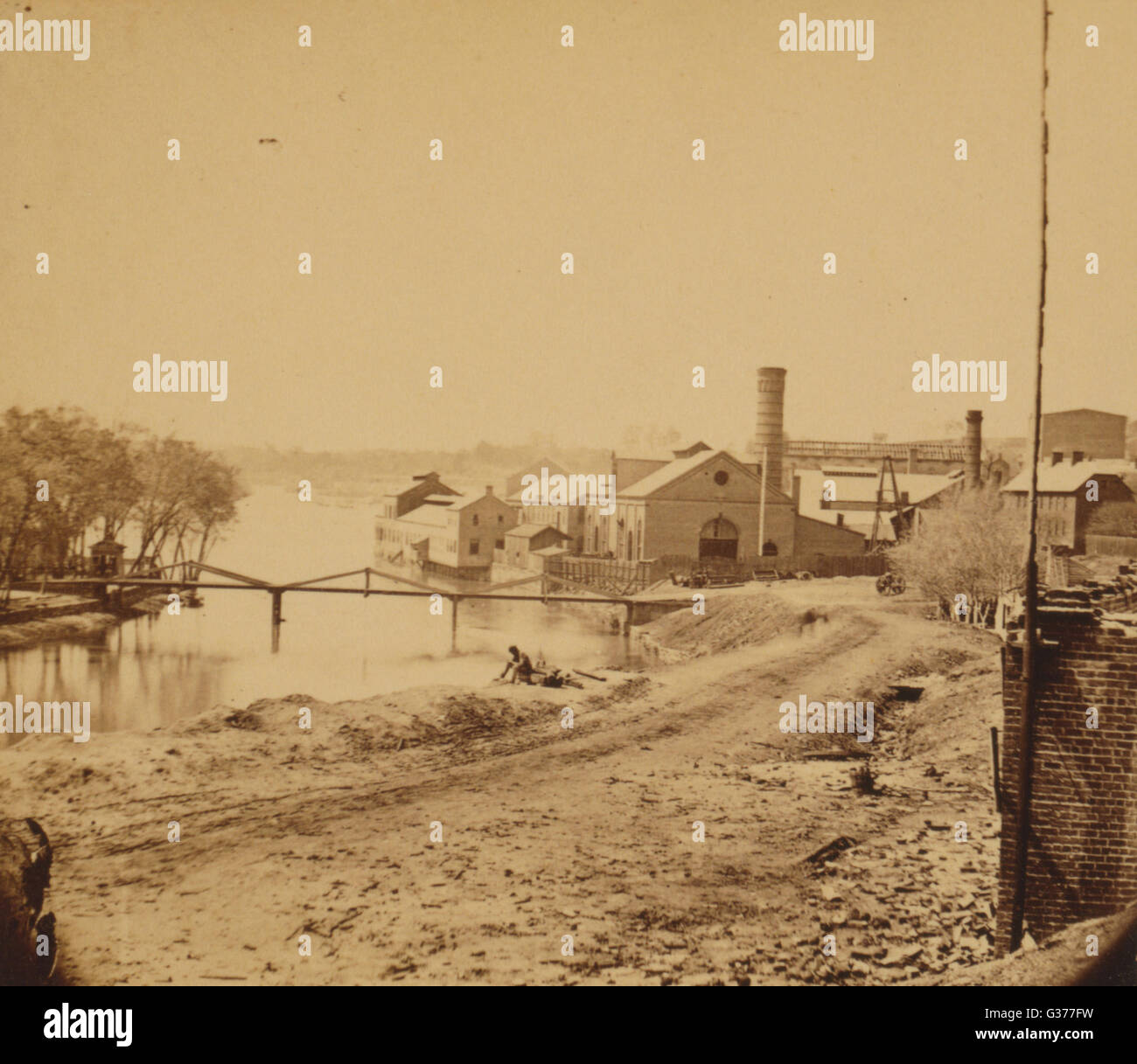 Tredegar Iron Works Banque D'Images