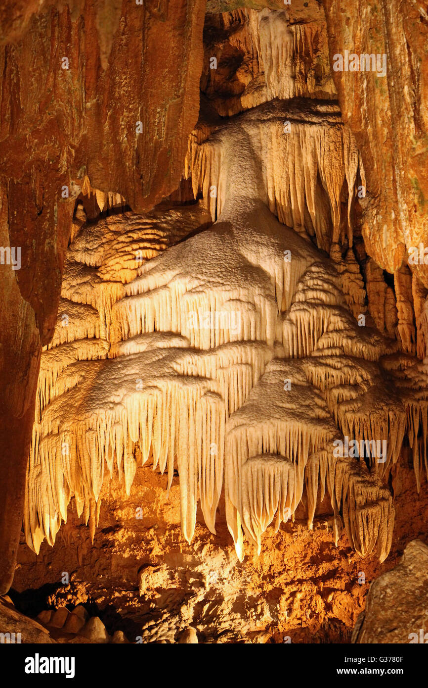 Formations Cave - Voile de Titania Banque D'Images