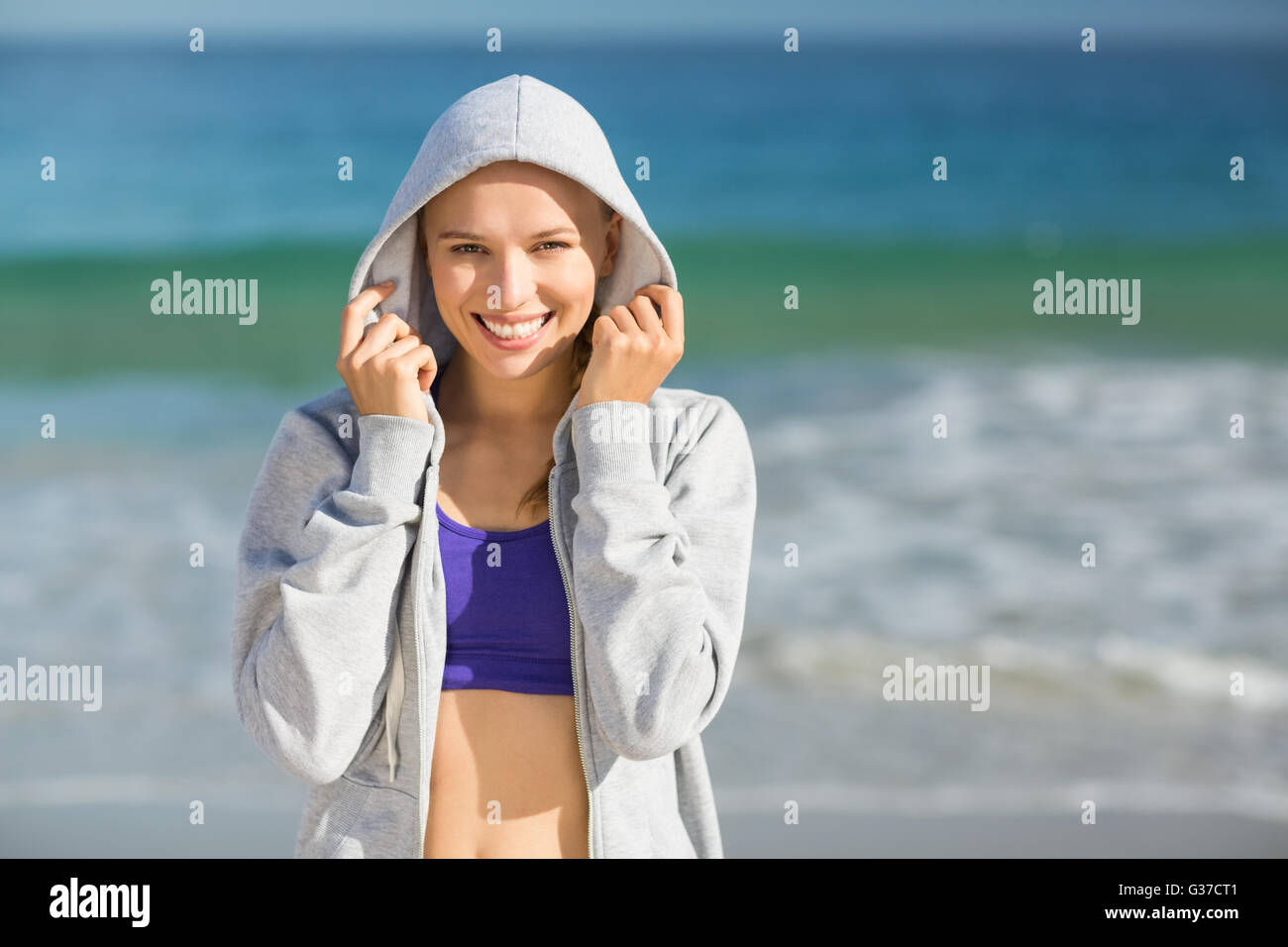 Portrait of Beautiful woman smiling Banque D'Images