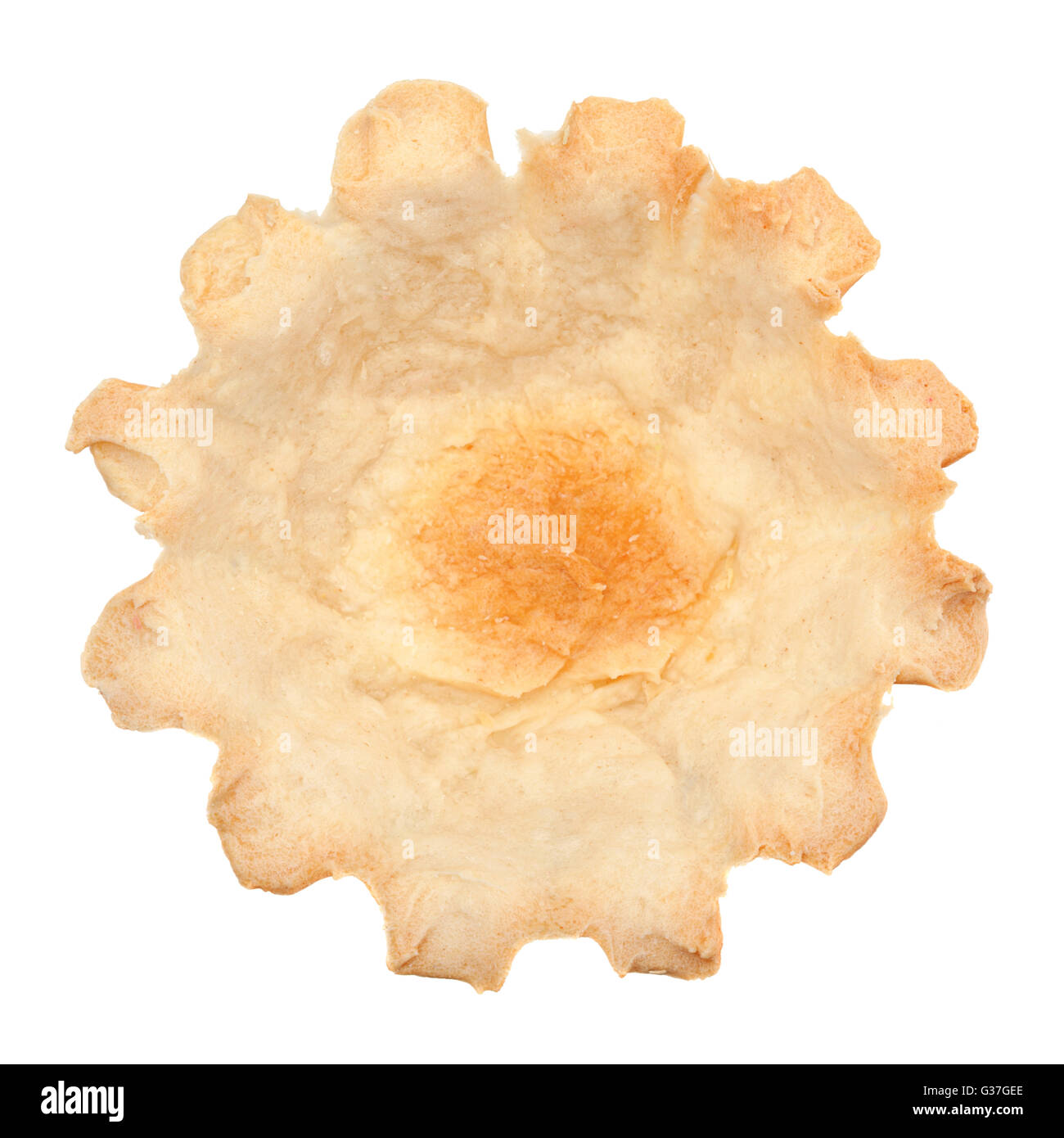 Tartelette de blé libre isolated on white Banque D'Images