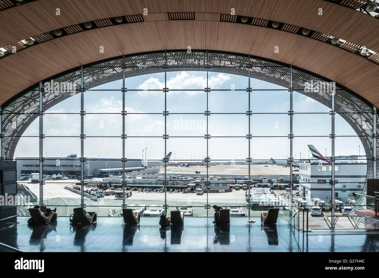 L'aéroport Charles de Gaulle à Paris, France Banque D'Images
