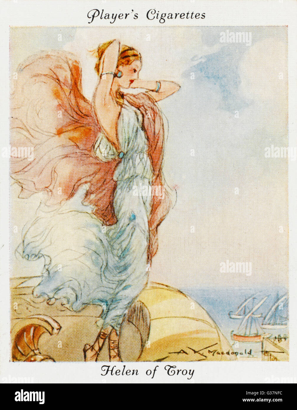 HÉLÈNE DE TROIE Banque D'Images