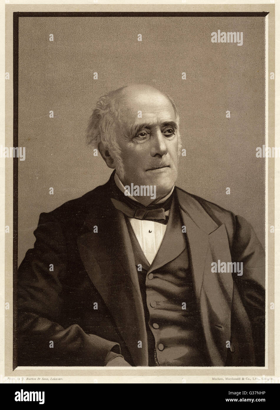 THOMAS COOK (1808 - 1892) Pioneer excursionist Date : 1808-1892 Banque D'Images