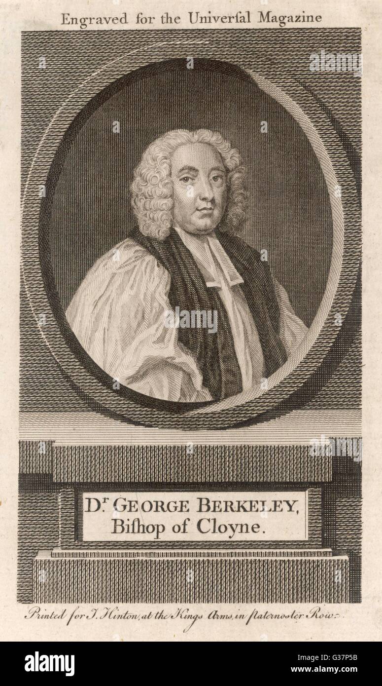 George Berkeley Banque D'Images