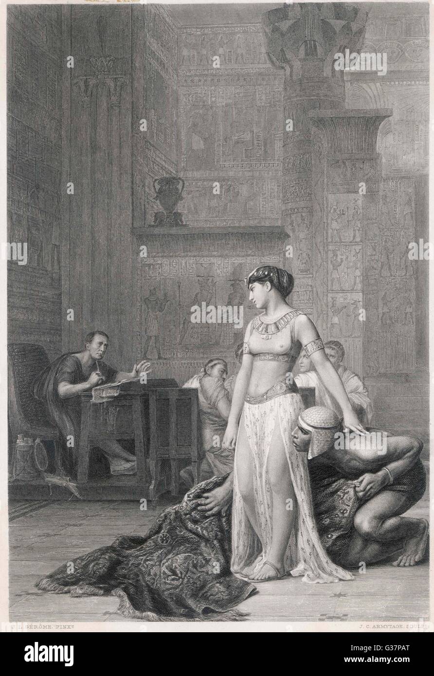 cleopatre rencontre cesar en se dissimulant