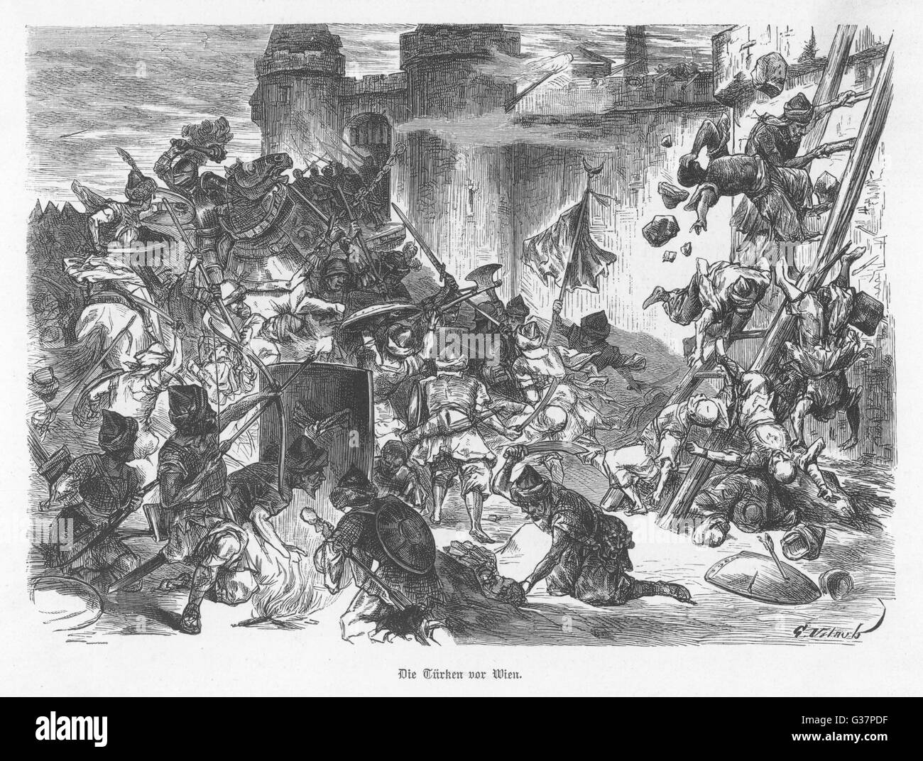 GUERRES OTTOMANES/VIENNE Banque D'Images