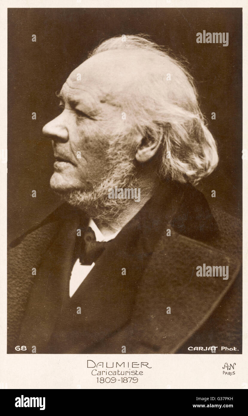 HONORE DAUMIER Banque D'Images