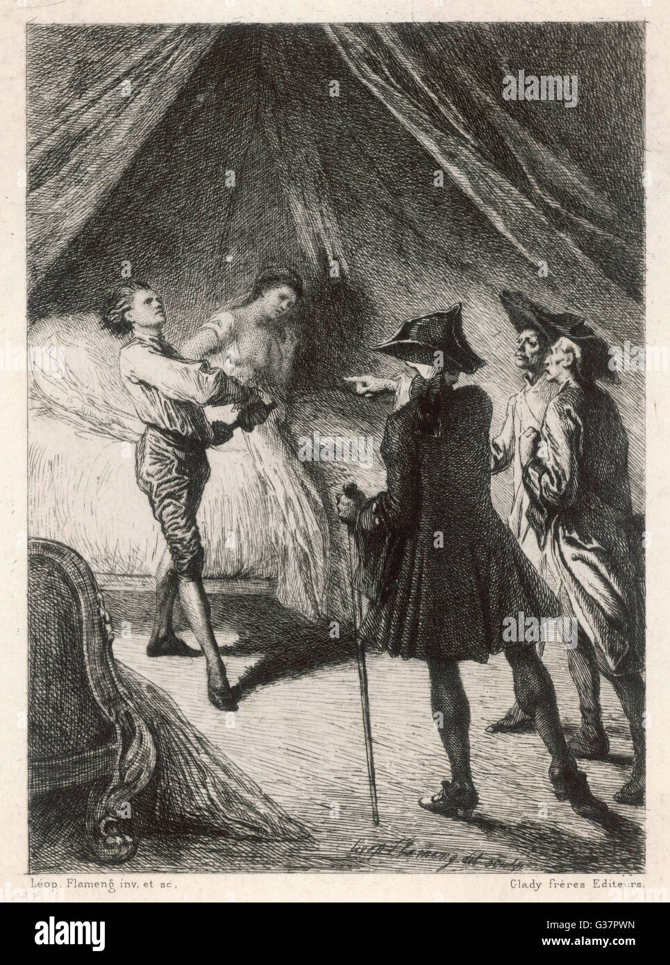 LESCAUT PREVOST/MANON Banque D'Images