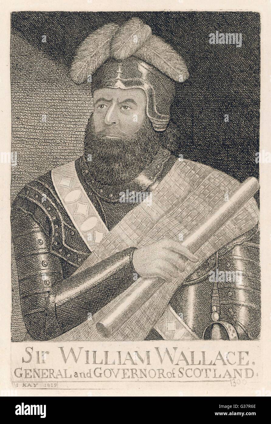 SIR WILLIAM WALLACE Banque D'Images