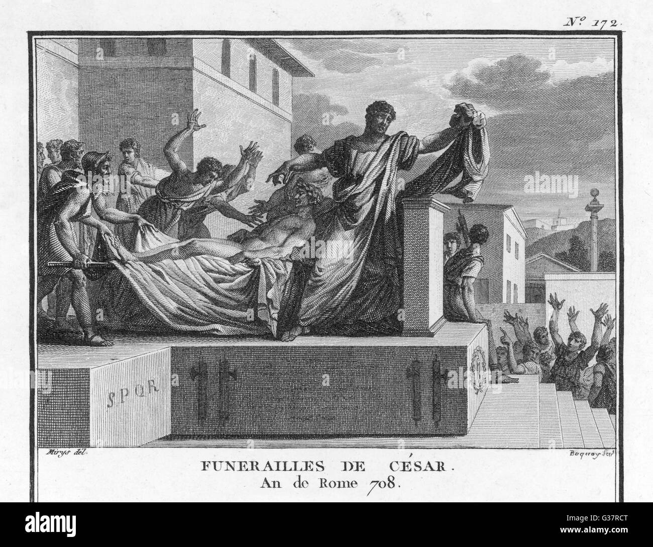 MARK ANTONY ROUSES MOB Banque D'Images