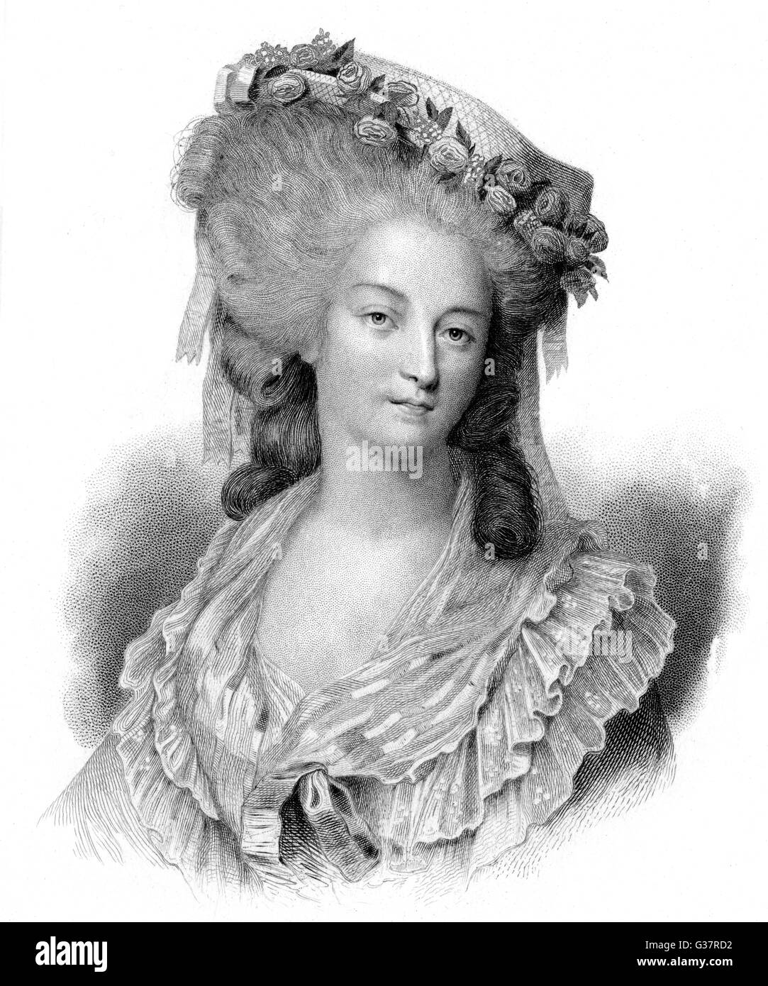 MARIE THÉRÈSE LOUISE DE Banque D'Images