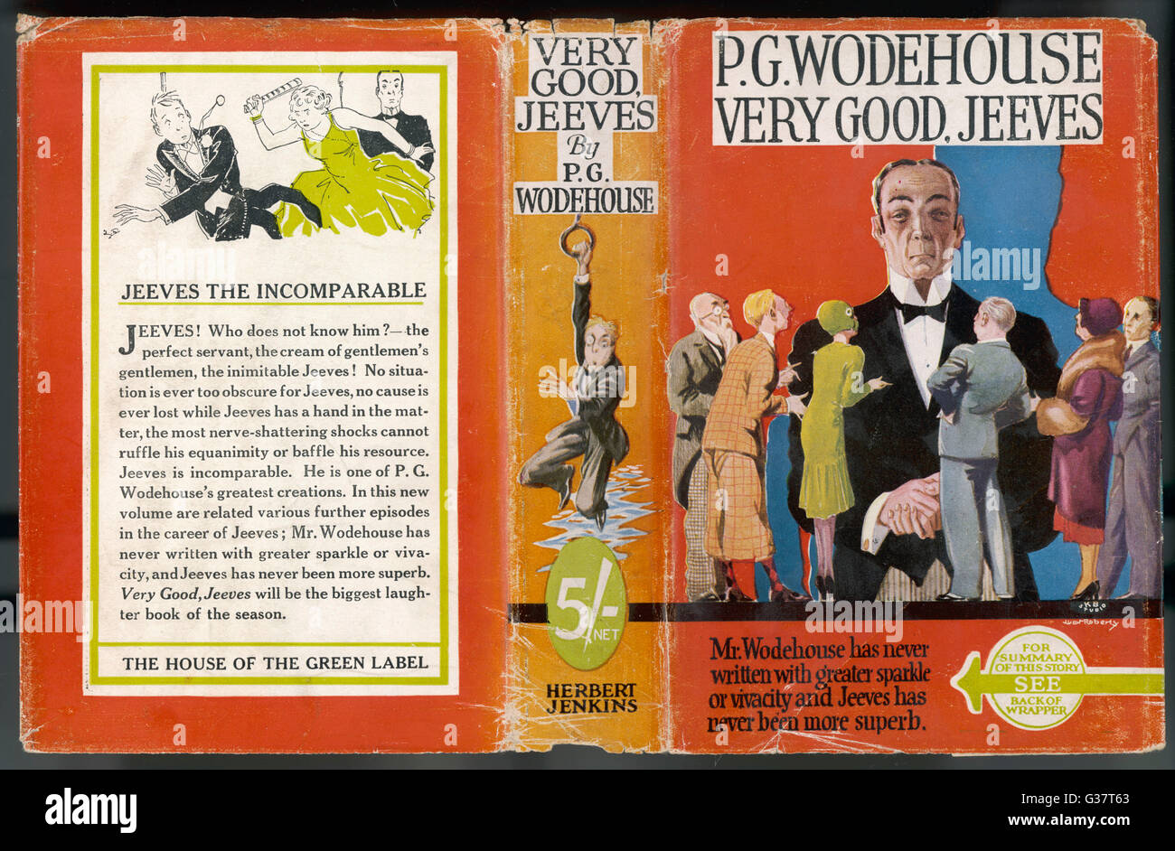 Wodehouse - Jeeves - Butler Banque D'Images