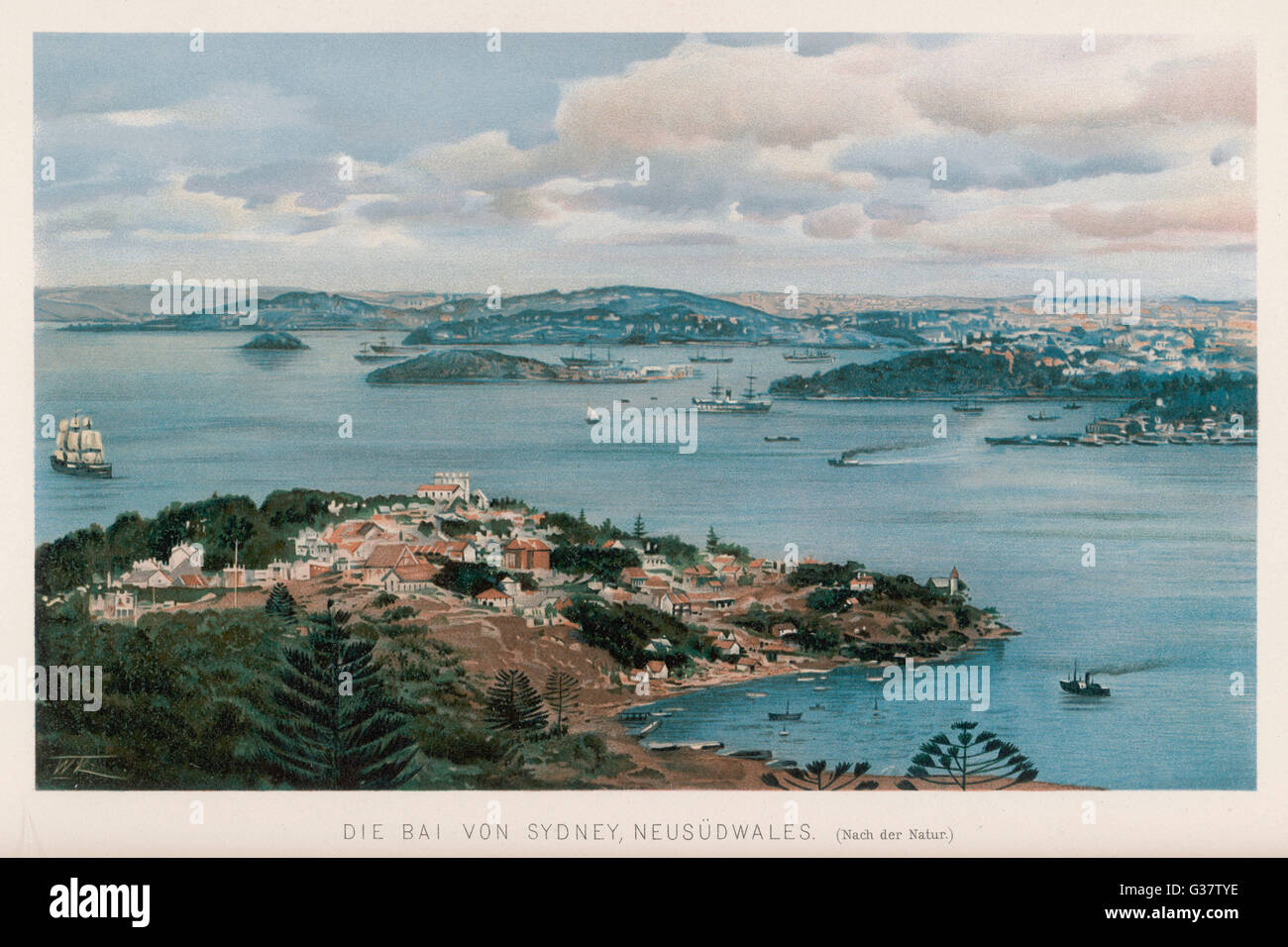 AUSTRALIE/SYDNEY 1895 Banque D'Images