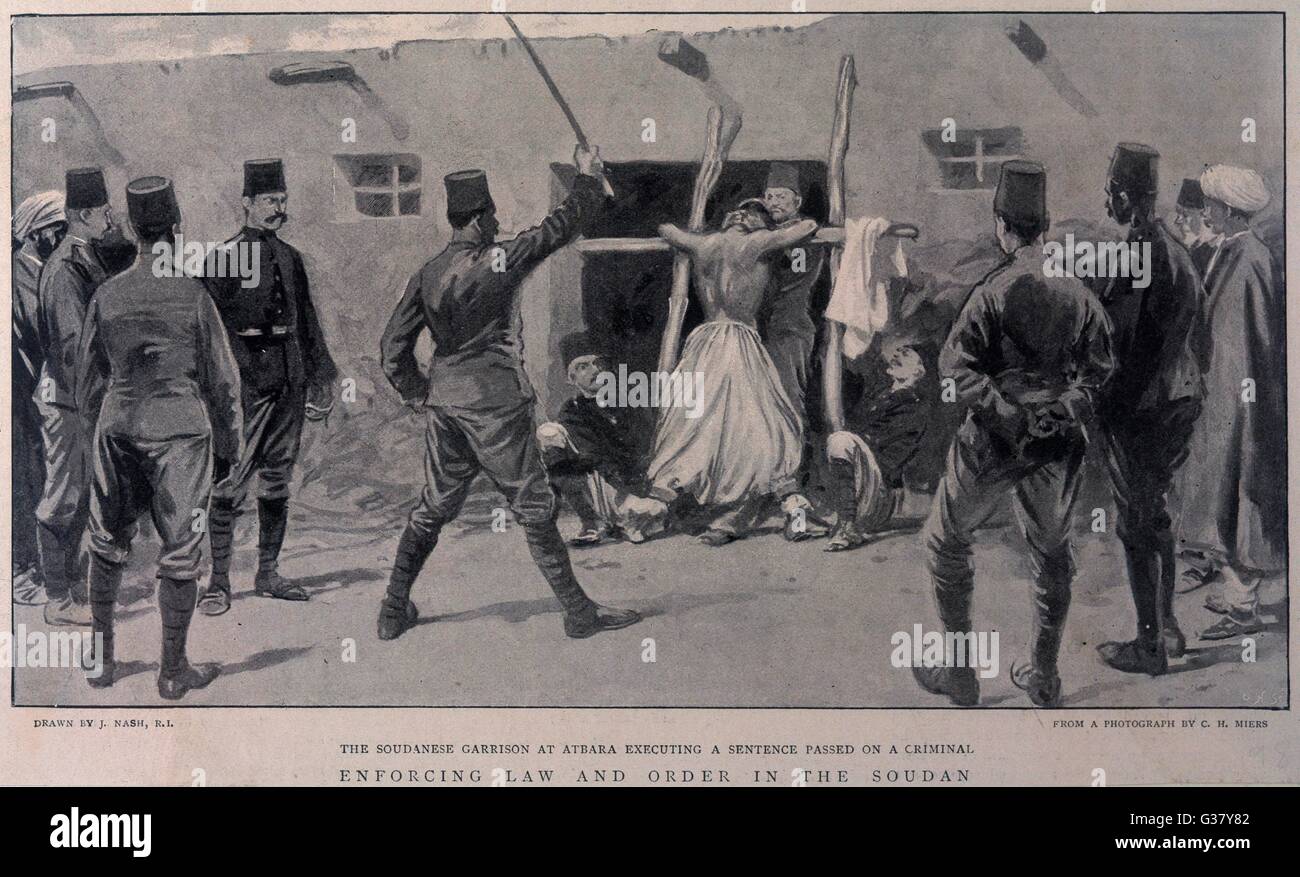 Afrique : guerres du Soudan, 1898 Banque D'Images