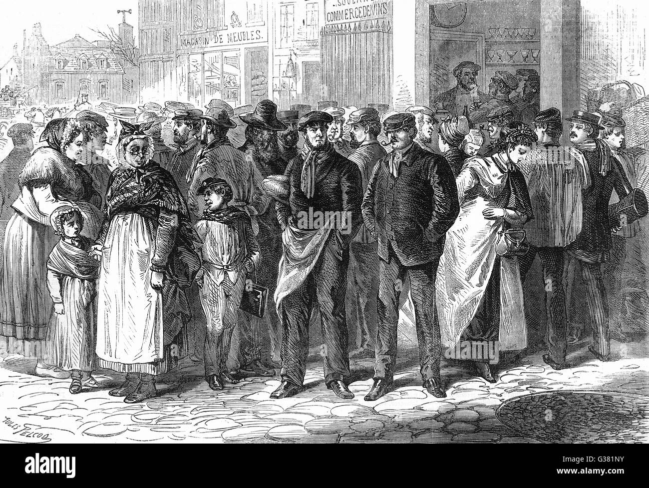 RUE PARIS PELCOQ Banque D'Images