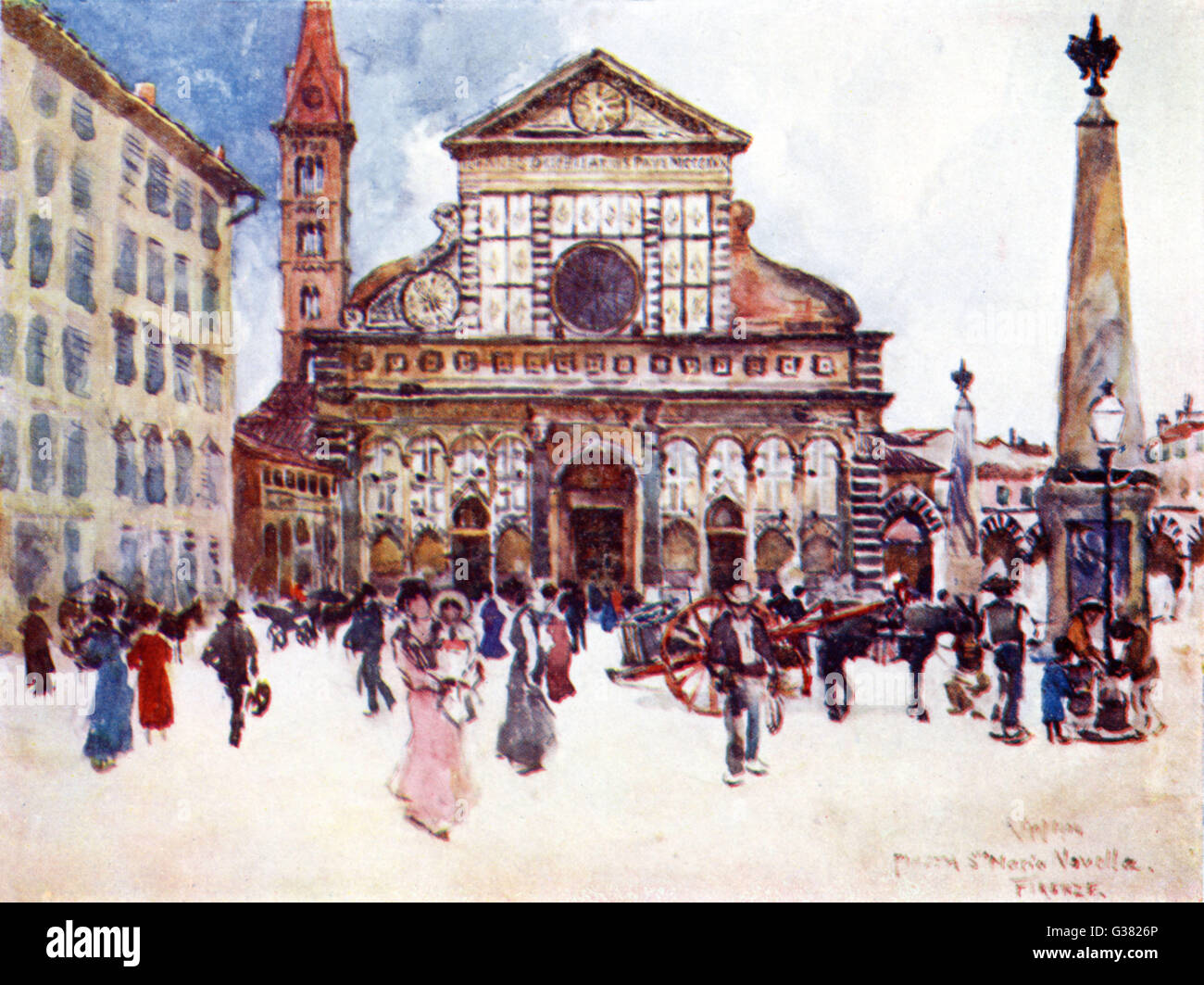 FLORENCE/S MARIA NOVELLA Banque D'Images